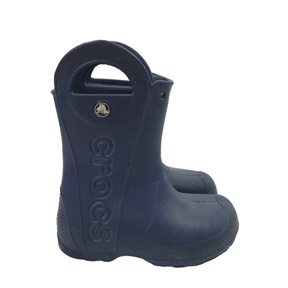 CROCS Other - CROCS Handle It Rain Boot Size C 11 Navy Blue